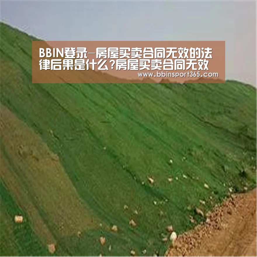 BBIN登录-房屋买卖合同无效的法律后果是什么?房屋买卖合同无效的情形有哪些?(图1) BBIN电竞