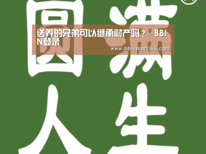 送养的兄弟可以继承财产吗?-BBIN登录(图3) BBIN入口